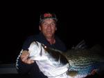 104cm barra on a swimbait.